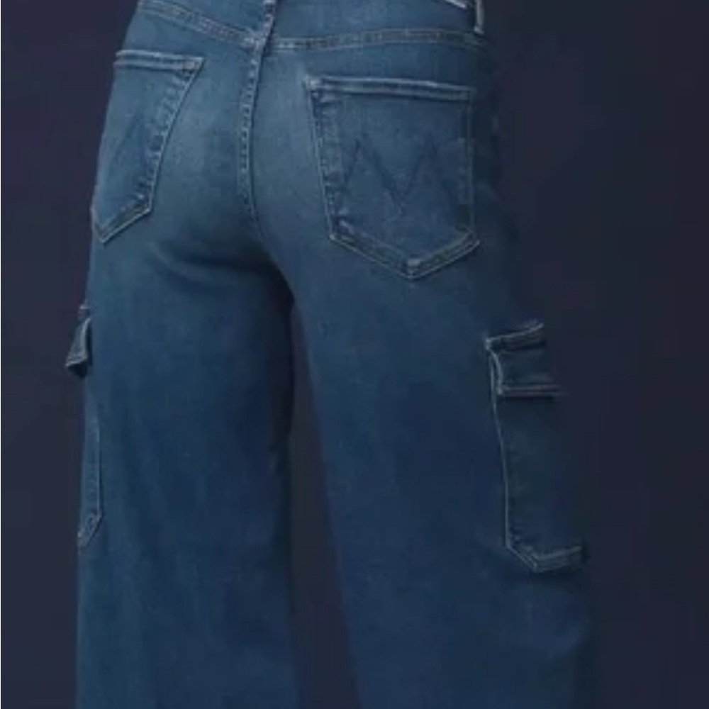 Mother The Undercover Cargo Sneak wide-leg jeans - Picture 2 of 9
